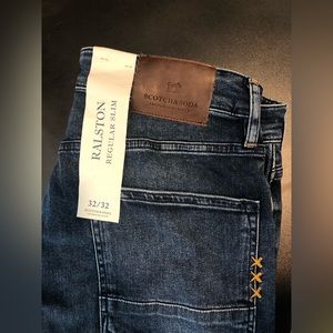 NWT Scotch And Soda Ralston Regular Slim Jeans Men’s Size 32 32